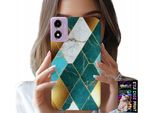 Custodia Per Motorola Moto E14 - Custodia Elegante E Alla Moda + Pellicola Protettiva