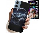 Custodia Per Motorola E15 / G05 - Scorpione, Scorpioni + Pellicola In Idrogel