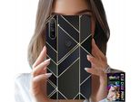 Custodia Per Realme C3 - Cornici Dorate, Motivi Eleganti + Pellicola Protettiva