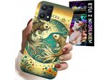 Custodia Per Realme 9 5G - Segno Zodiacale, Pesci Astronomia + Pellicola Protettiva