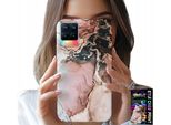 Custodia Per Realme 8 / 8 Pro - Elegante Marmo, Motivi Alla Moda + Vetro