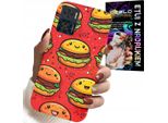 Custodia Per Motorola Moto E22 / E22I - Dolci Hamburger Sorridenti Custodia