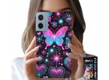 Custodia Per Motorola E15 / G05 - Farfalla Colorata Cuore Modelli Alla Moda Custodia