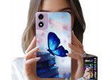 Custodia Per Motorola Moto E14 - Farfalla Blu, Farfalla, Motivi Femminili