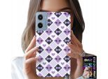 Custodia Per Motorola E15 / G05 - Cuori Alla Moda Fiocchi Fiocco + Pellicola Protettiva