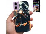Custodia Per Motorola Moto E14 - Motociclista Motor Fan Moto + Vetro