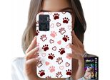 Custodia Per Motorola Moto E22 / E22I - Zampe Di Cane Su Sfondo Bianco, Cane, Gatto, Orsacchiotto