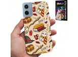 Custodia Per Motorola E15 / G05 - Custodia Per Fan Della Magia Dei Maghi Bacchetta + Pellicola Protettiva