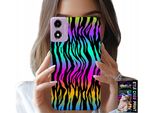 Custodia Per Motorola Moto E14 - Custodia Con Motivi Astratti Colorati + Pellicola Protettiva