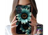Custodia Per Motorola Moto E22 / E22I - Gerbera Blu, Margherita, Fiore + Pellicola Protettiva