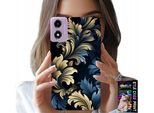 Custodia Per Motorola Moto E14 - Elegante Custodia Dorata Con Motivi Alla Moda