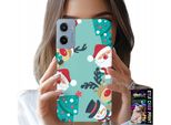 Custodia Per Motorola E15 / G05 - Babbo Natale, Renna, Pupazzo Di Neve, Motivi Natalizi