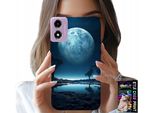 Custodia Per Motorola Moto E14 - Luna Piena Custodia + Pellicola Protettiva