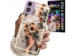 Custodia Per Motorola Moto E14 - Motivo Floreale Girasoli Girasoli