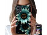 Custodia Per Realme 9 5G - Gerbera Blu Margherita Fiore + Pellicola Protettiva