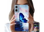 Custodia Per Motorola E15 / G05 - Farfalla Blu, Farfalla, Motivi Femminili