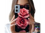 Custodia Per Motorola E15 / G05 - Bellissime Rose Rosa, Motivi Floreali, Custodia