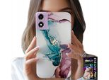 Custodia Per Motorola Moto E14 - Elegante Marmorizzata Alla Moda Femminile