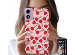 Custodia Per Motorola Moto E14 - Modelli Femminili E Alla Moda Lecca-Lecca Con Cuori Case