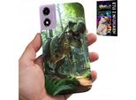 Custodia Per Motorola Moto E14 - Dino Dinozaur Tyranozaur Case + Vetro
