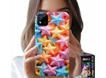 Custodia Per Realme C11 2021 - Custodia A Stelle Colorate + Foil