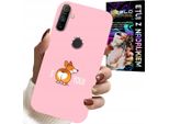 Custodia Per Realme C3 - Divertenti Motivi I Love You Cagnolino Custodia