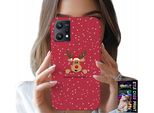 Custodia Per Realme 9 Pro - Renna Natalizia Babbo Natale Natale + Vetro