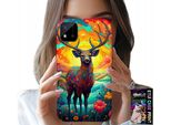 Custodia Per Realme C11 2021 - Motivi Colorati Cervo Alce Animali Della Foresta