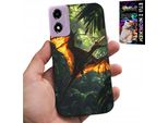 Custodia Per Motorola Moto E14 - Dino Dinosauro Pterodattilo Custodia Posteriore