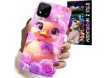 Custodia Per Realme C11 2021 - Dolce Anatroccolo, Anatra Su Sfondo Rosa