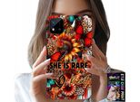 Custodia Per Realme C11 2021 - She Is Rare, Girasoli, Fiori, Farfalle