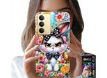 Custodia Per Realme 14X - Coniglio Pasquale, Lepre, Uova + Vetro