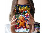 Custodia Per Realme 7 - Pan Di Zenzero, Motivi Natalizi Colorati + Pellicola Protettiva
