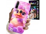 Custodia Per Realme C3 - Dolce Anatroccolo, Anatra Su Sfondo Rosa