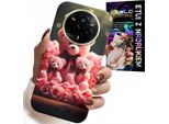 Custodia Per Realme 14 Pro 5G - Famiglia Di Orsacchiotti Rosa Regalo + Pellicola Protettiva
