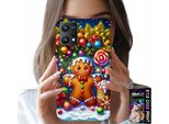 Custodia Per Realme 9 Pro - Pan Di Zenzero, Motivi Natalizi Colorati + Vetro