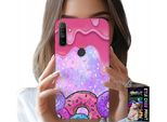 Custodia Per Realme C3 - Dolci Ciambelle Con Glassa Sullo Sfondo + Pellicola Protettiva