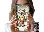 Custodia Per Realme C3 - Renna, Motivi Natalizi + Pellicola Protettiva