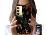Custodia Per Realme 14X - Renna, Fiocco Di Neve, Albero Di Natale + Vetro