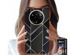 Custodia Per Realme 14 Pro+ 5G - Cornici Dorate, Motivi Eleganti + Pellicola Protettiva