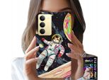 Custodia Per Realme 14X - Gatto Astronauta Gatto Cosmo Custodia Case