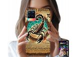Custodia Per Realme 8 / 8 Pro - Scorpione Segno Zodiacale Astronomia + Pellicola Protettiva