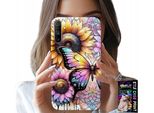 Custodia Per Realme C3 - Girasole Con Farfalla, Custodia + Pellicola Protettiva