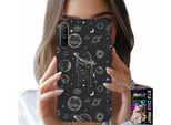 Custodia Per Realme C3 - Cosmo Pianeti Stelle Luna + Pellicola Protettiva