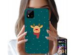 Custodia Per Realme C11 2021 - Renna Su Sfondo Verde Motivi Natalizi