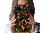 Custodia Per Realme C67 4G - Bastoncino Di Zucchero, Vischio, Albero Di Natale + Vetro