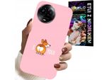 Custodia Per Realme C67 4G - Divertenti Motivi I Love You Cagnolino Custodia