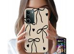 Custodia Per Realme C71 4G - Nastri Beige Con Fiocchi Motivi Alla Moda