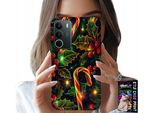 Custodia Per Realme C71 4G - Bastoncino Di Zucchero, Vischio, Albero Di Natale + Vetro