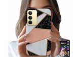 Custodia Per Realme 14X - Custodia Elegante E Alla Moda + Vetro